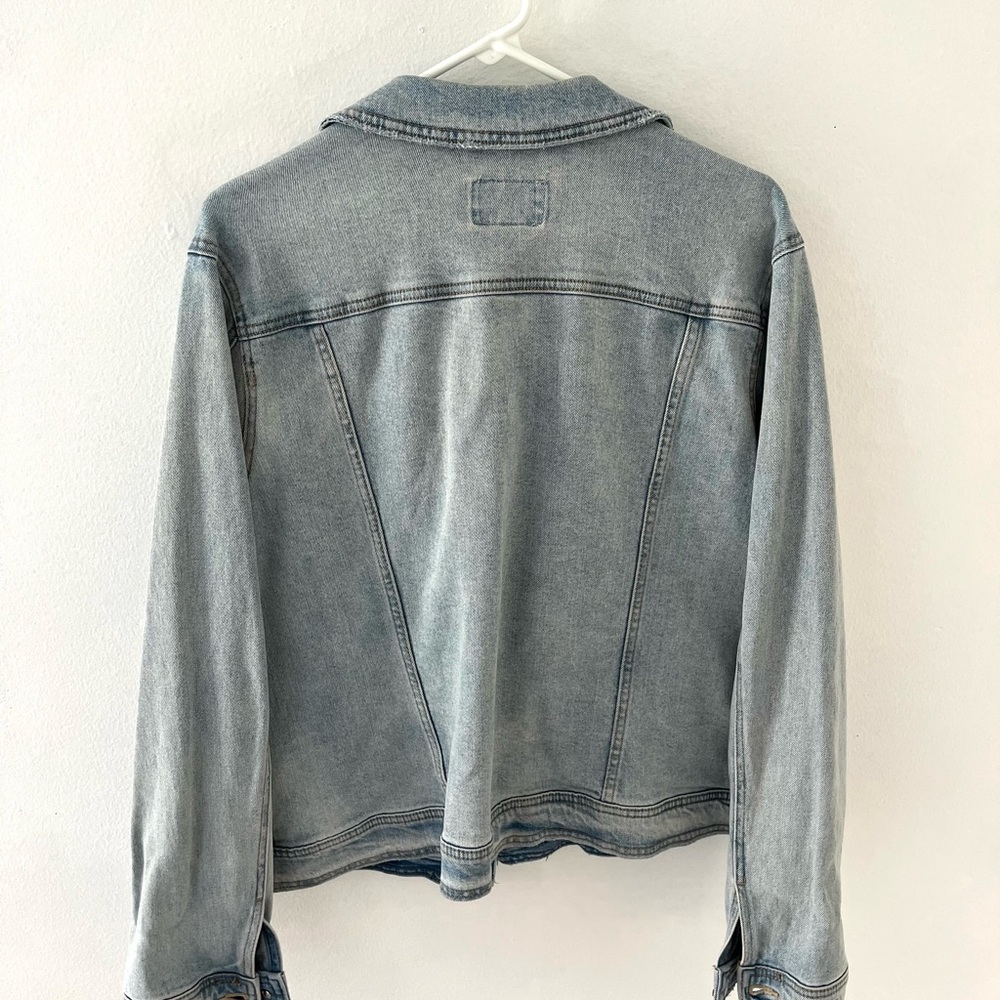 Universal Thread Washed Denim Jacket, Size: Xxl - image 2